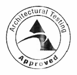 A ARCHITECTURAL TESTING APPROVED logo