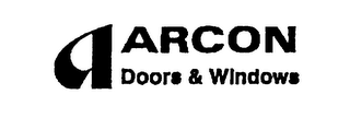A ARCON DOORS & WINDOWS logo