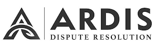 A ARDIS DISPUTE RESOLUTION logo