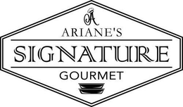 A ARIANE'S SIGNATURE GOURMET logo