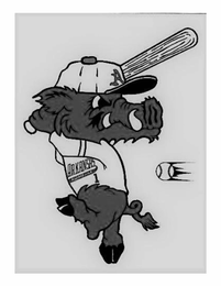 A ARKANSAS RAZORBACKS logo