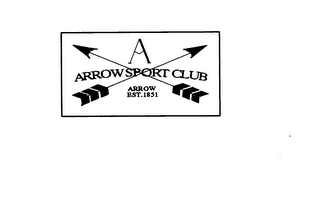 A ARROW SPORT CLUB ARROW EST. 1851 logo