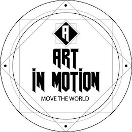 A ART IN MOTION MOVE THE WORLD logo