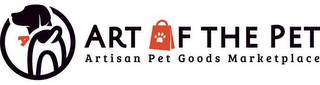 A ART OF THE PET ARTISAN PET GOODS MARKETPLACE logo