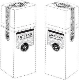 A ARTISAN SALT COMPANY CERAMIC GRINDER logo