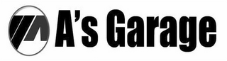 A A'S GARAGE logo