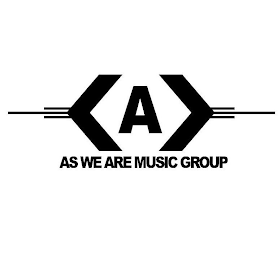 A AS WE ARE MUSIC GROUP logo