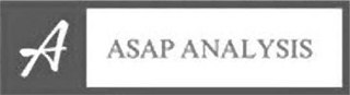 A ASAP ANALYSIS logo