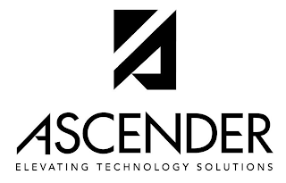 A ASCENDER ELEVATING TECHNOLOGY SOLUTIONS logo