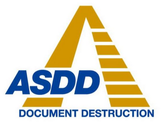 A ASDD DOCUMENT DESTRUCTION logo