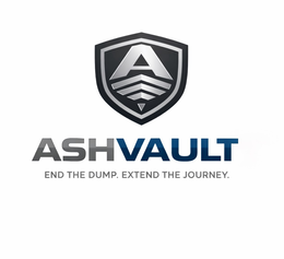 A ASHVAULT END THE DUMP. EXTEND THE JOURNEY. logo
