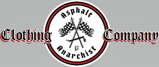 A ASPHALT ANARCHIST CLOTHING COMPANY 13° logo