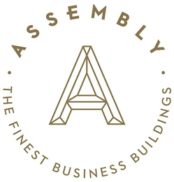 A ASSEMBLY THE FINEST BUSINESS BUILDINGS logo
