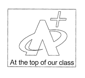 A+ AT THE TOP OF OUR CLASS logo