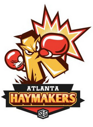 A ATLANTA HAYMAKERS SLG logo