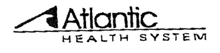 A ATLANTIC HEALTH SYSTEM logo