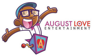 A AUGUST LOVE ENTERTAINMENT logo