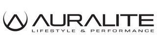 A AURALITE LIFESTYLE & PERFORMANCE logo