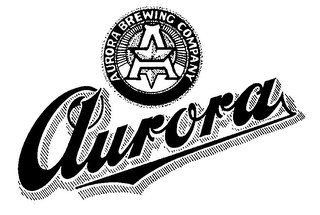 A AURORA BREWING COMPANY AURORA logo