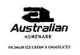 A AUSTRALIAN HOMEMADE PREMIUM ICE CREAM & CHOCOLATES logo