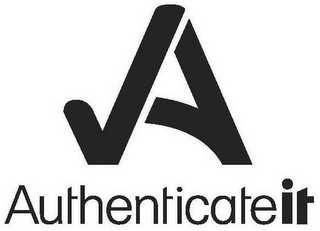 A AUTHENTICATE IT logo