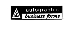 A AUTOGRAPHIC BUSINESS FORMS logo