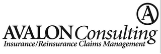 A AVALON CONSULTING INSURANCE/REINSURANCE CLAIMS MANAGEMENT logo