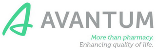 A AVANTUM MORE THAN PHARMACY. ENHANCING QUALITY OF LIFE. logo