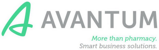 A AVANTUM MORE THAN PHARMACY. SMART BUSINESS SOLUTIONS. logo