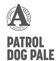 A AVERY BREWING BOULDER, CO PATROL DOG PALE logo