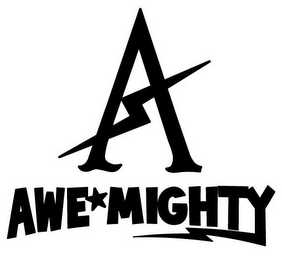 A AWE MIGHTY logo