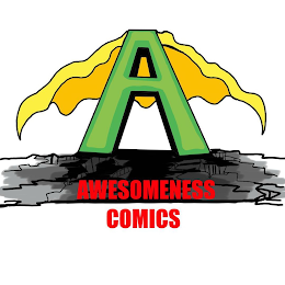 A AWESOMENESS COMICS logo