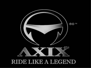 A AXIX RIDE LIKE A LEGEND logo