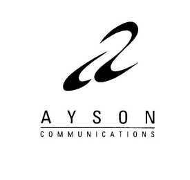 A AYSON COMMUNICATION logo