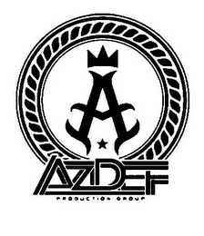A AZDEF PRODUCTION GROUP logo