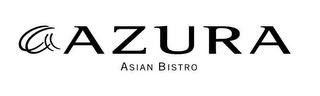 A AZURA ASIAN BISTRO logo