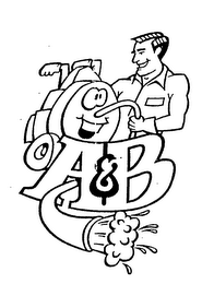 A & B logo