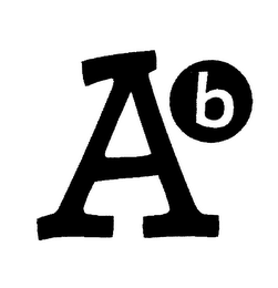 A B logo