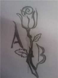 A B logo