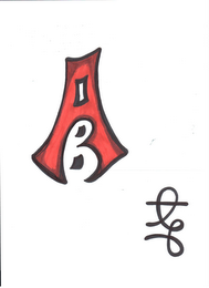 A B logo