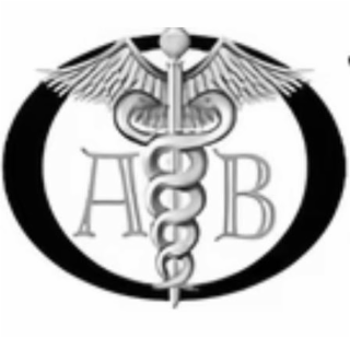 A B logo