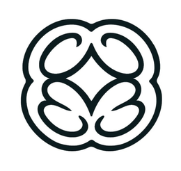 A B logo