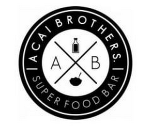 A B ACAI BROTHERS SUPER FOOD BAR logo