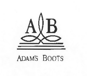 A B ADAM'S BOOTS logo