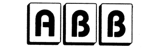 A B B logo