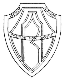 A B BODY ARMOR PREPARE FOR BATTLE logo