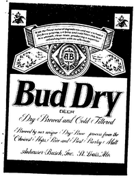 A B BUD DRY logo