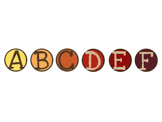 A B C D E F logo