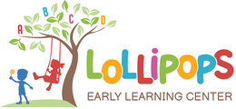 A B C D LOLLIPOPS EARLY LEARNING CENTER logo