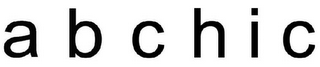 A B C H I C logo